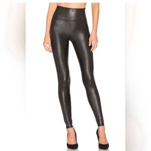 SPANX Shiny Black Leggings